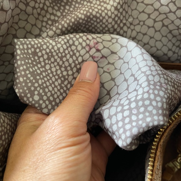 Steve Madden Bwinnie Cognac Brown Hobo zipper bag - Picture 8 of 9